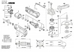Bosch 3 603 CA2 770 PWS 850-125 Angle Grinder 230 V / GB Spare Parts PWS850-125